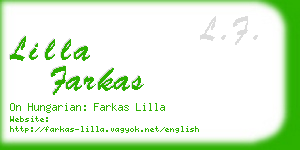 lilla farkas business card